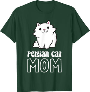 Persian Cat Mom Women Kids T-Shirt - T-Shirt | Forest