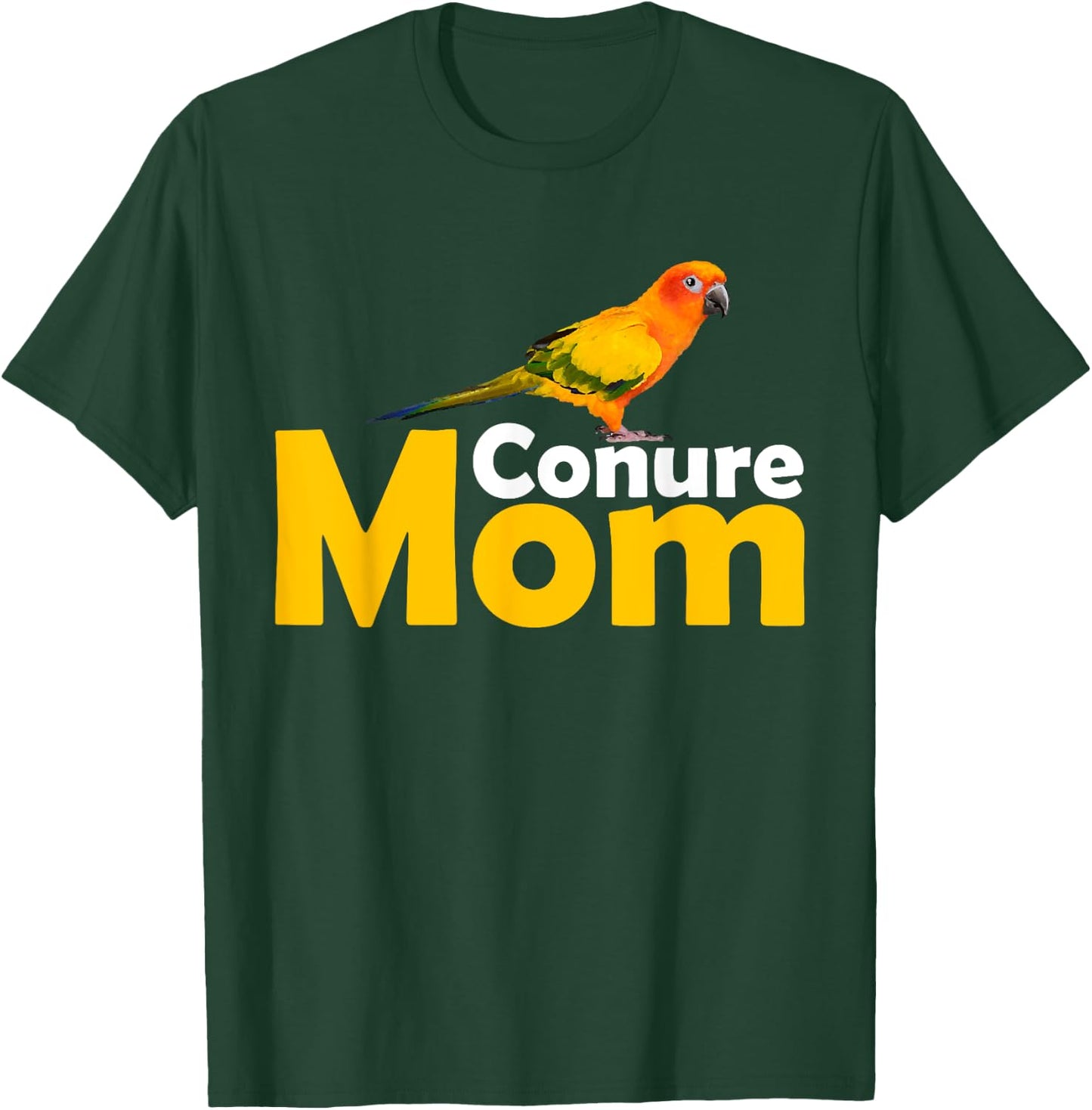 Sun Conure Mom Bird Lover Gift T-Shirt - T-Shirt | Forest