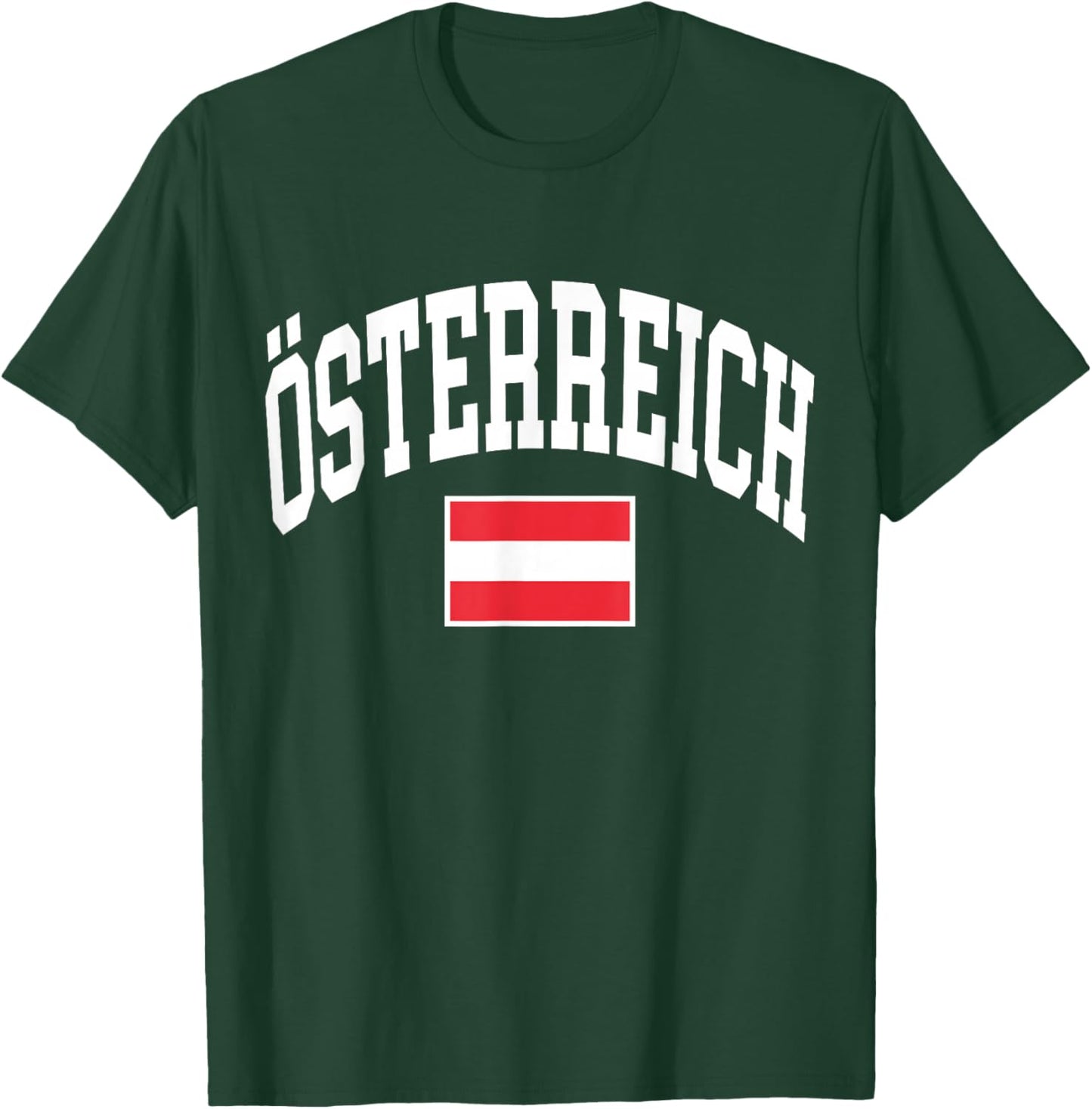 Austria Austrian Flag Osterreich Graphic T-Shirt - T-Shirt | Forest