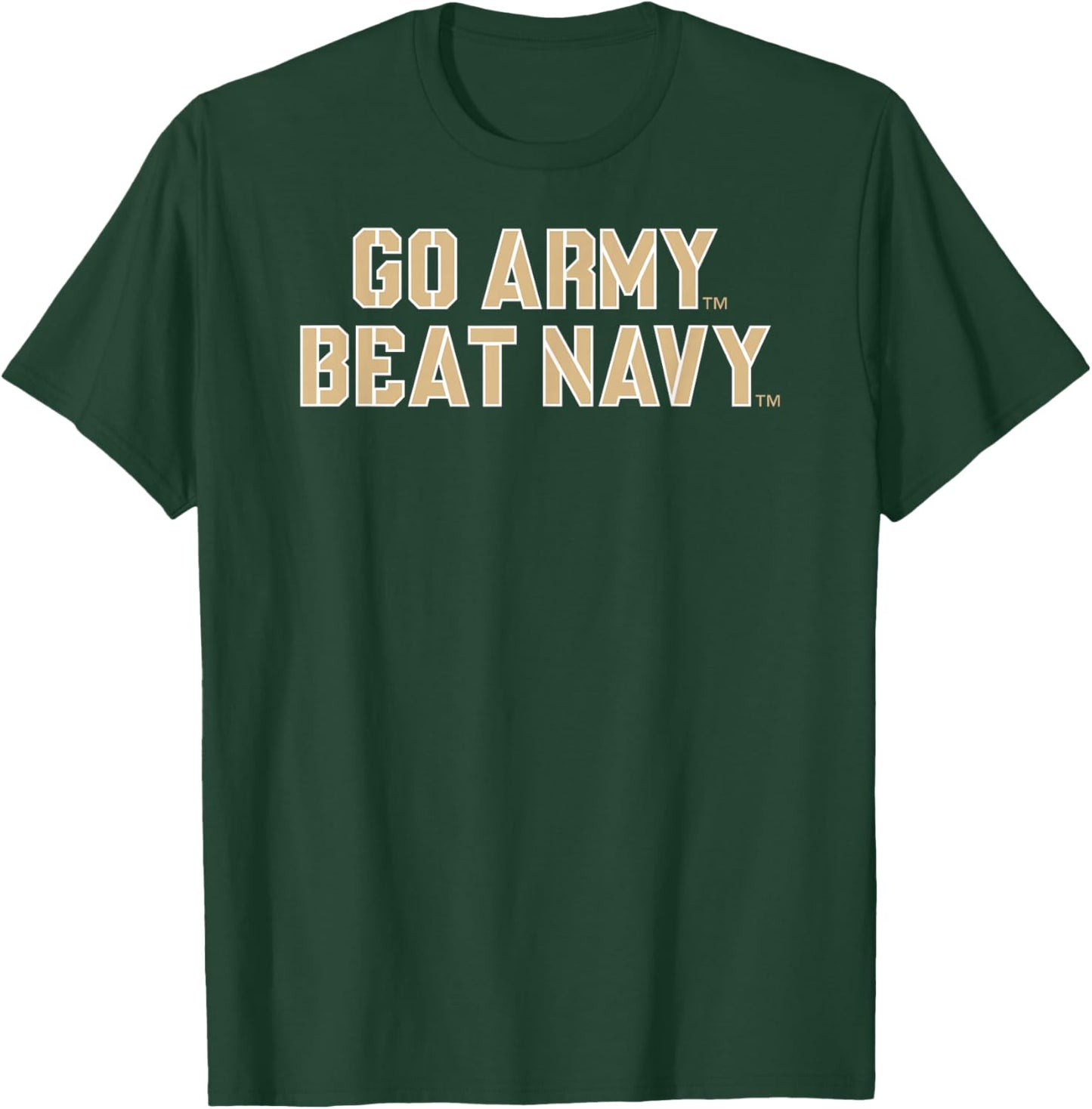 Army Black Knights Go Army Beat Navy Officially Licensed T-Shirt - T-Shirt | Forest