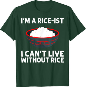 Funny Rice Art Women Asian Chinese Filipino Food T-Shirt - T-Shirt | Forest