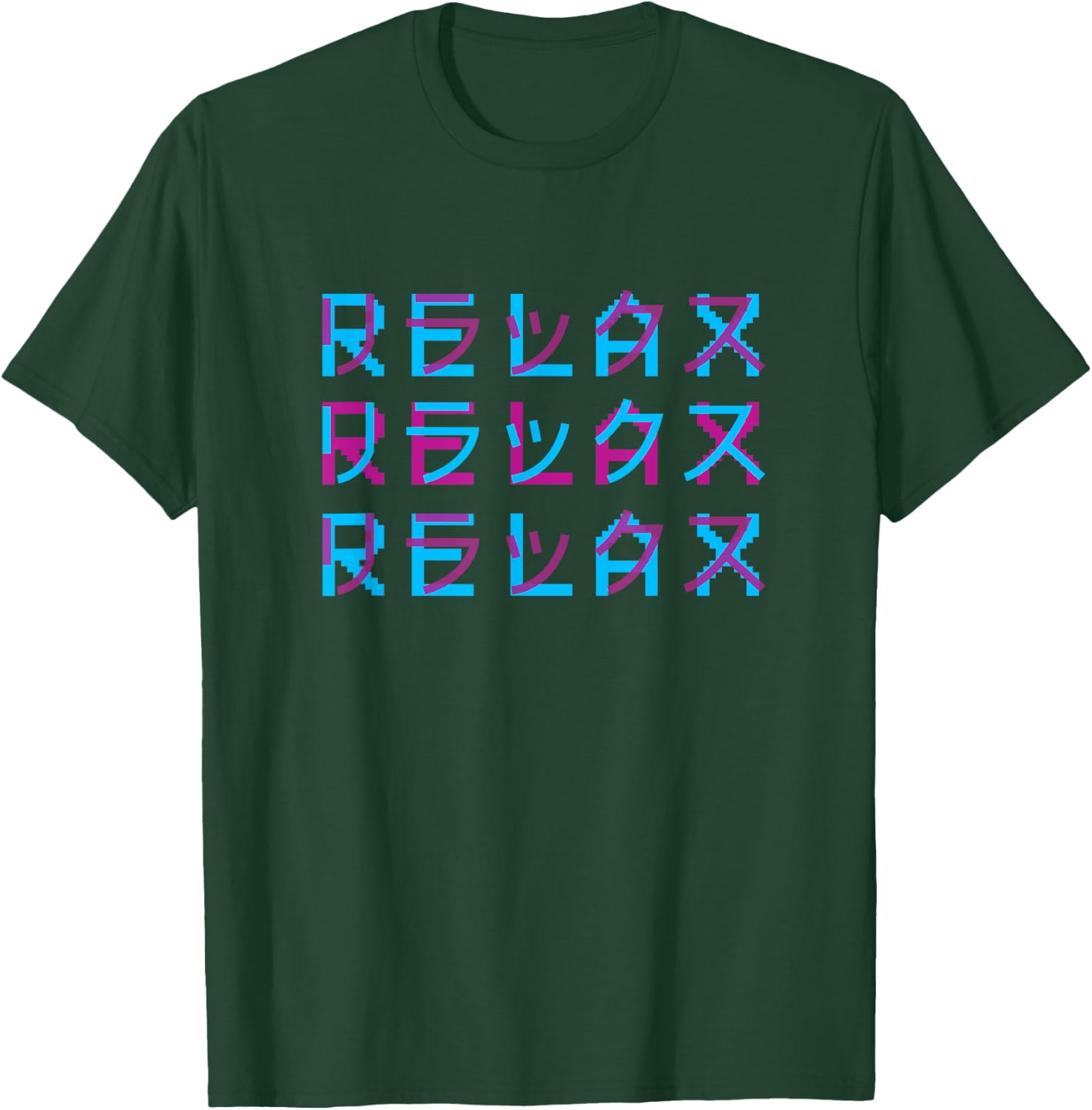 Vaporwave Aesthetic Relax Japanese Men Women T Shirt T-Shirt - T-Shirt | Forest