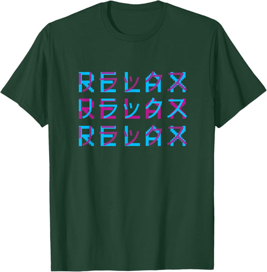 Vaporwave Aesthetic Relax Japanese Men Women T Shirt T-Shirt - T-Shirt | Forest