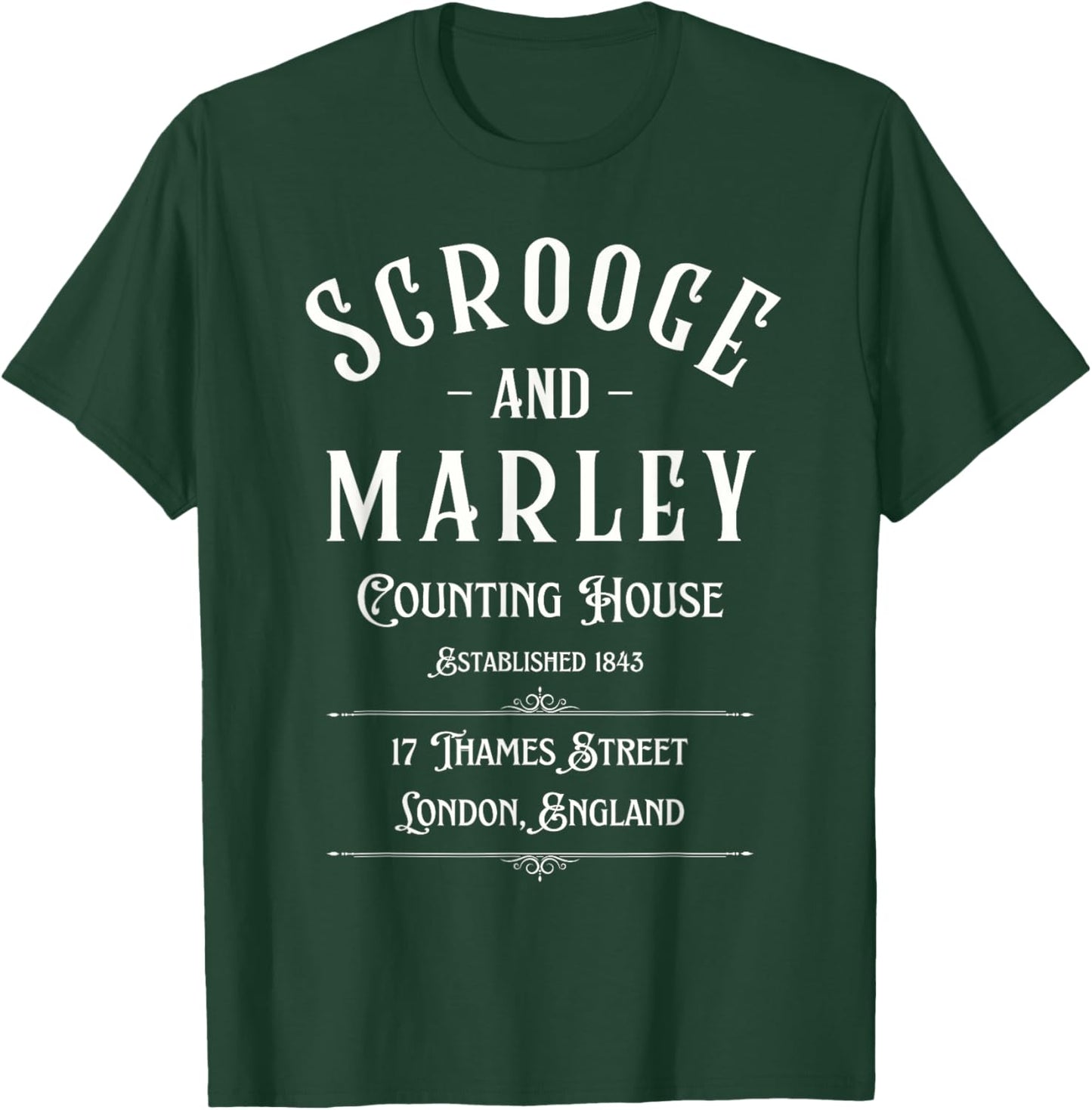 A Christmas Carol Scrooge and Marley Literature T-Shirt - T-Shirt | Forest