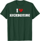 I Love Kickboxing Gym Fitness women Retro Vintage T-Shirt - T-Shirt | Forest