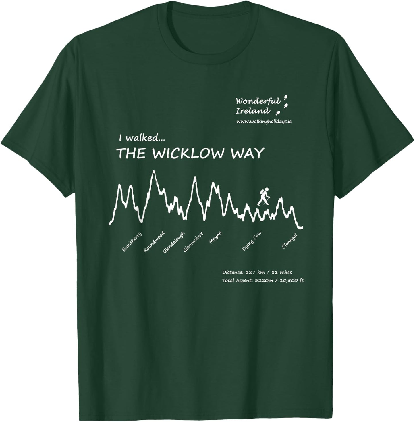 Wicklow Way with Wonderful Ireland T-Shirt - T-Shirt | Forest