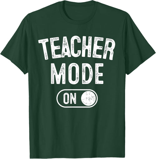 Teacher Mode On Funny School Education Gift Educator