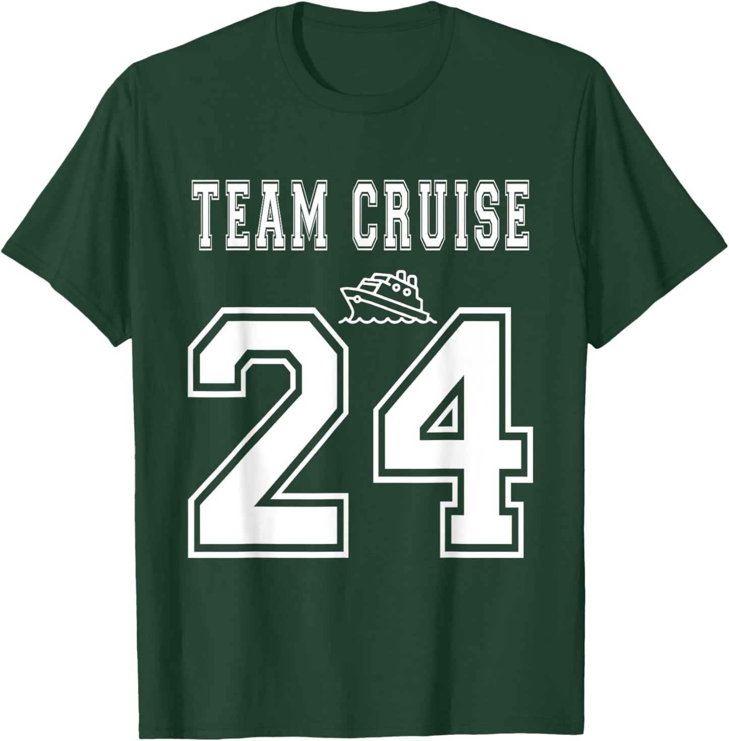 Team Cruise 2024 Squad Matching Friend Group Family Vacation T-Shirt - T-Shirt | Forest