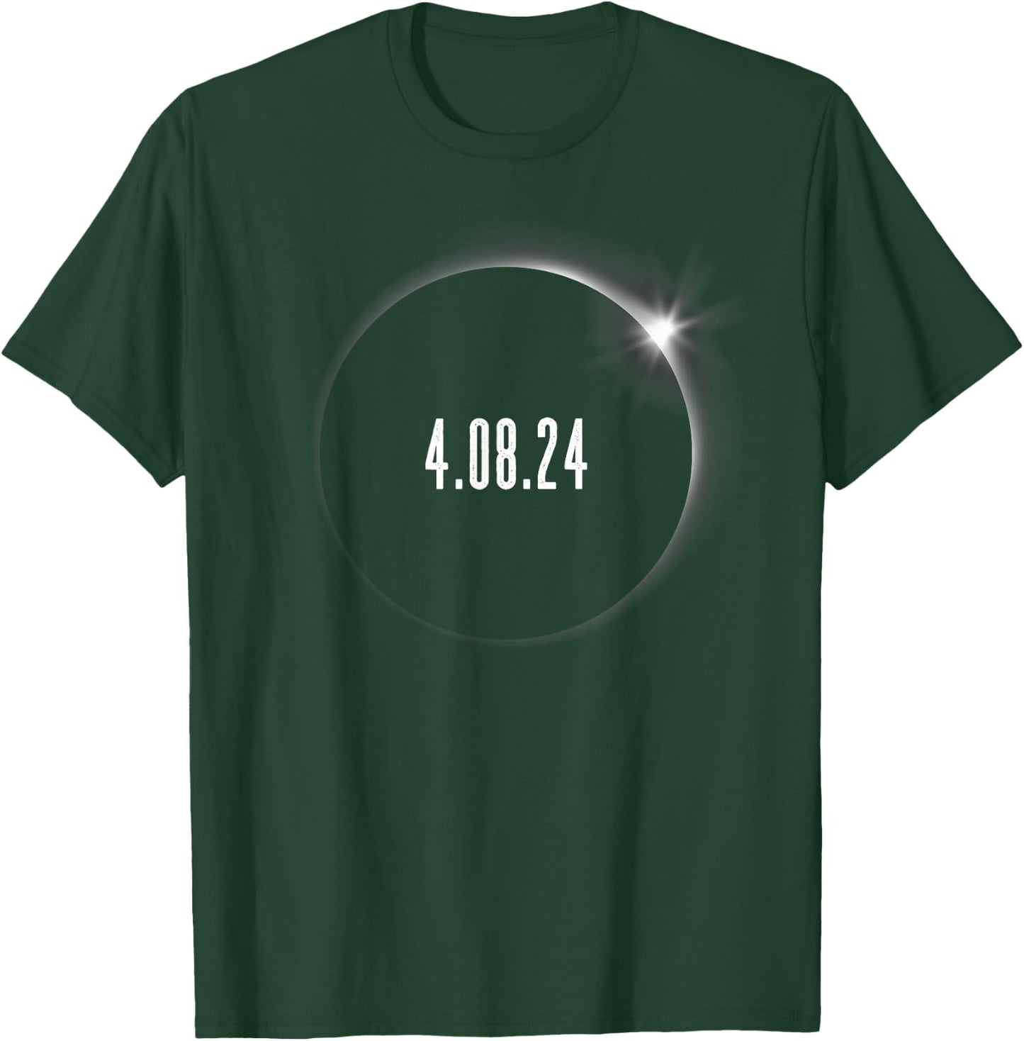 America Totality 4.08.24 Adult Kids Total Solar Eclipse 2024 T-Shirt - T-Shirt | Forest