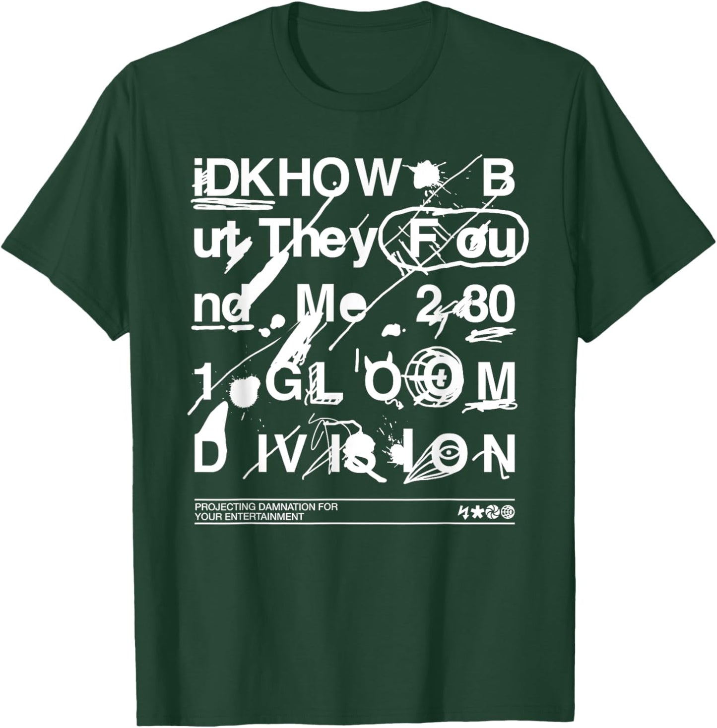 iDKHOW – Doodle T-Shirt - T-Shirt | Forest