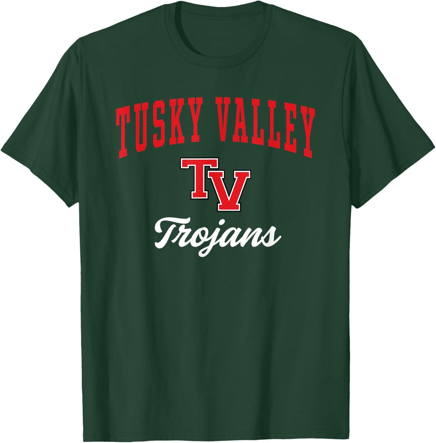 Tuscarawas Valley High School Trojans T-Shirt - T-Shirt | Forest