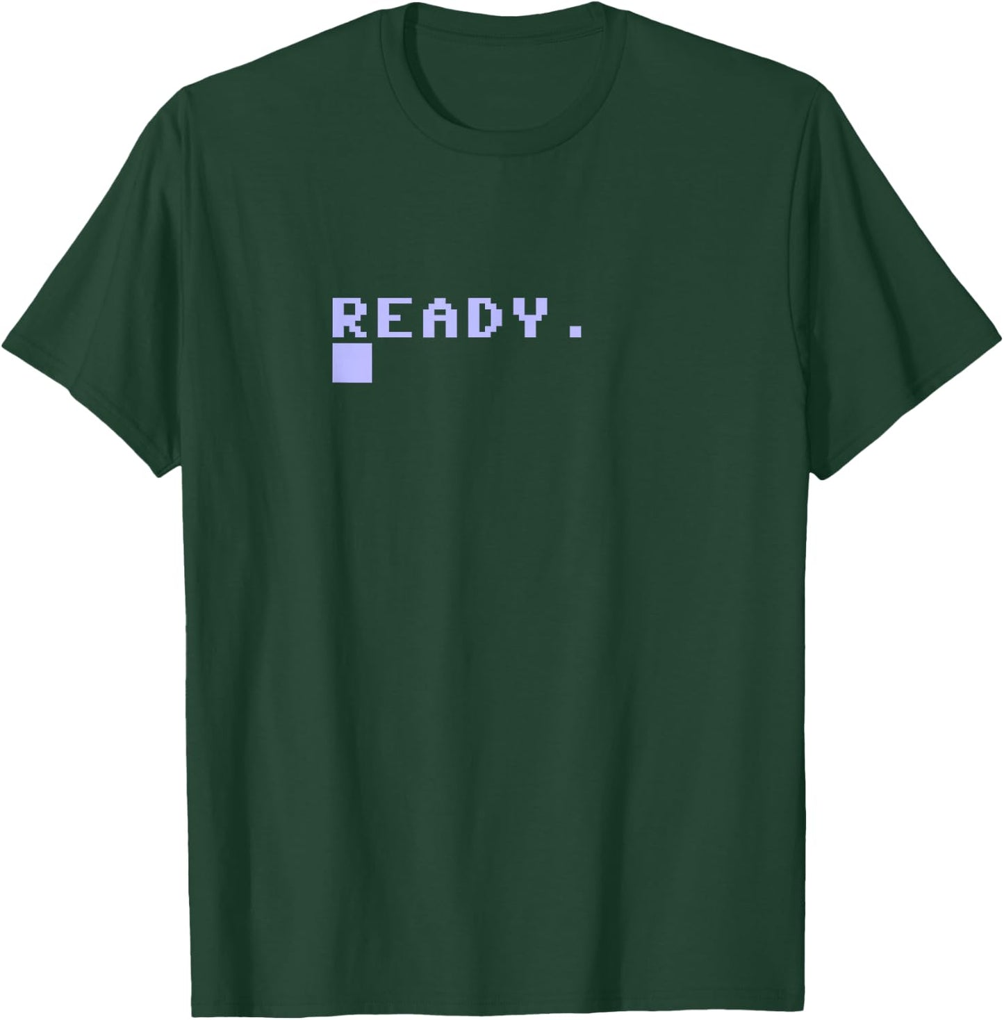 Ready C64 Home Computer 80's Retro Gamer Coder Memento Gift T-Shirt - T-Shirt | Forest