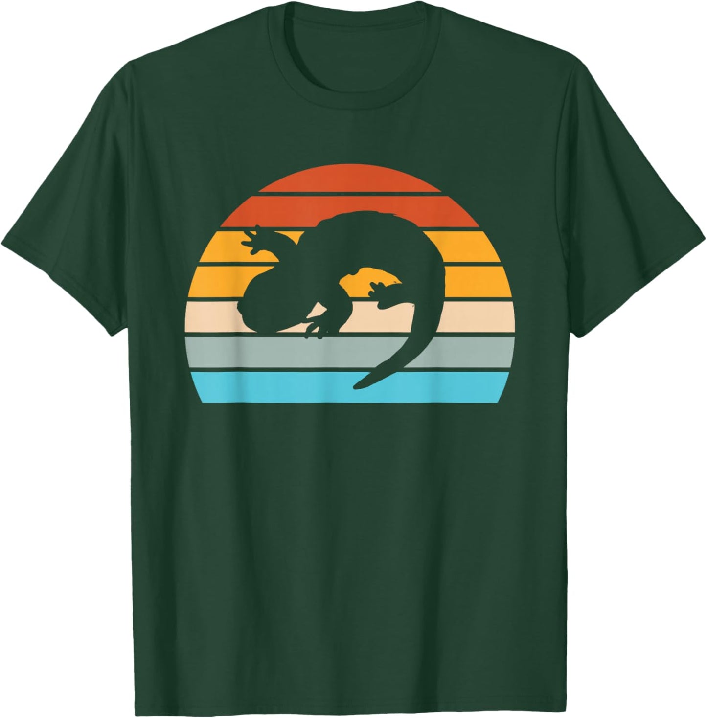 Hellbender Salamander Vintage Retro 80s T-Shirt - T-Shirt | Forest