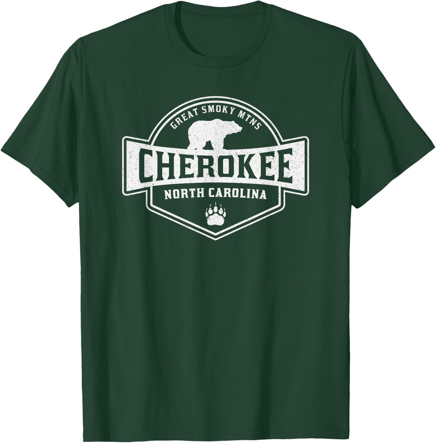 Cherokee North Carolina Great Smoky Mountains T-Shirt - T-Shirt | Forest