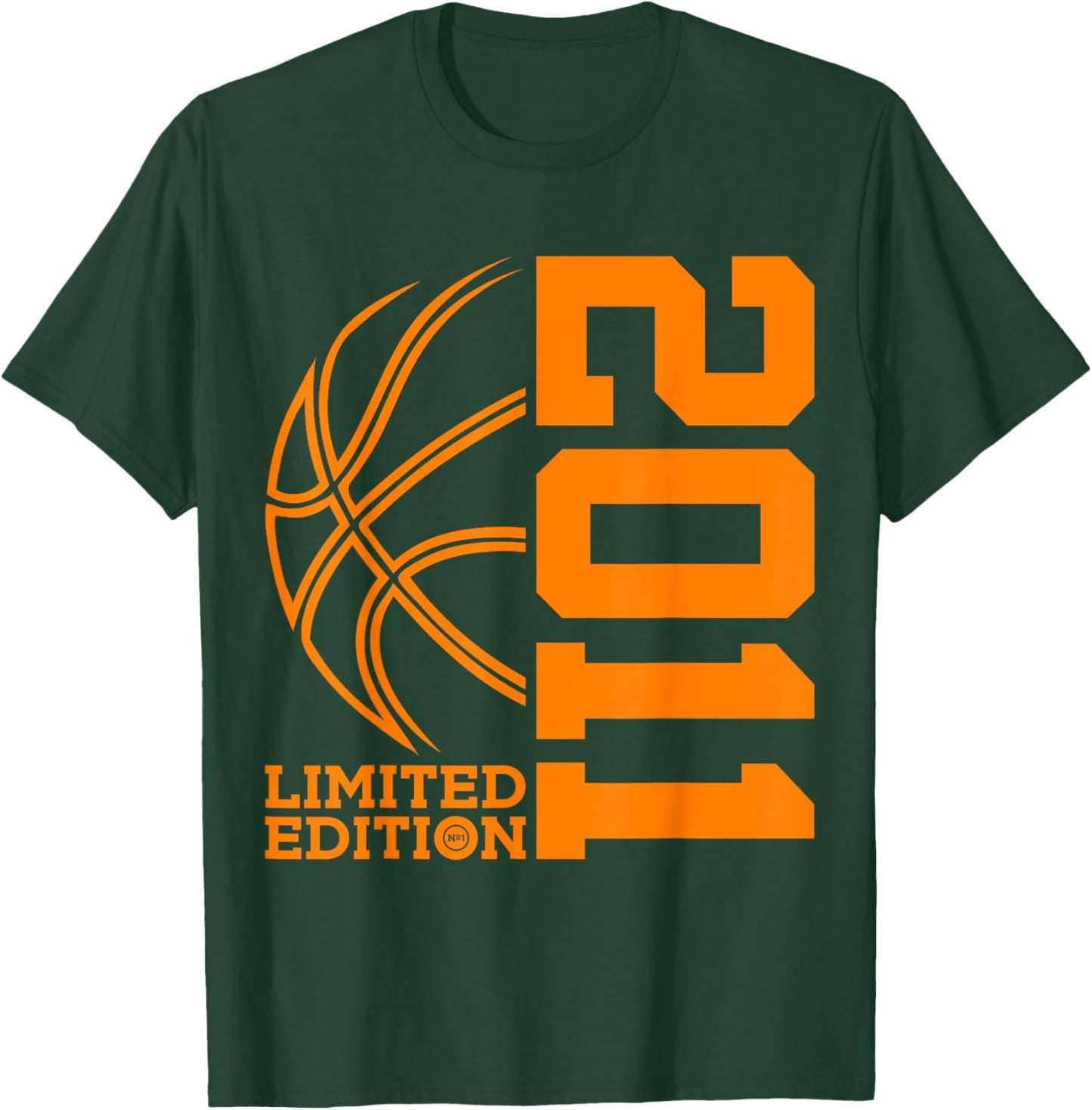 14th BIRTHDAY BASKETBALL LIMITED EDITION 2011 T-Shirt - T-Shirt | Forest