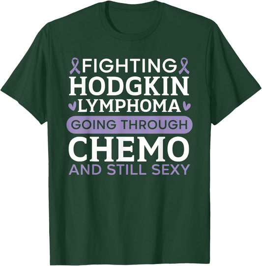 Hodgkin's Lymphoma Warrior Disease Lymphoma Cancer T-Shirt - T-Shirt | Forest