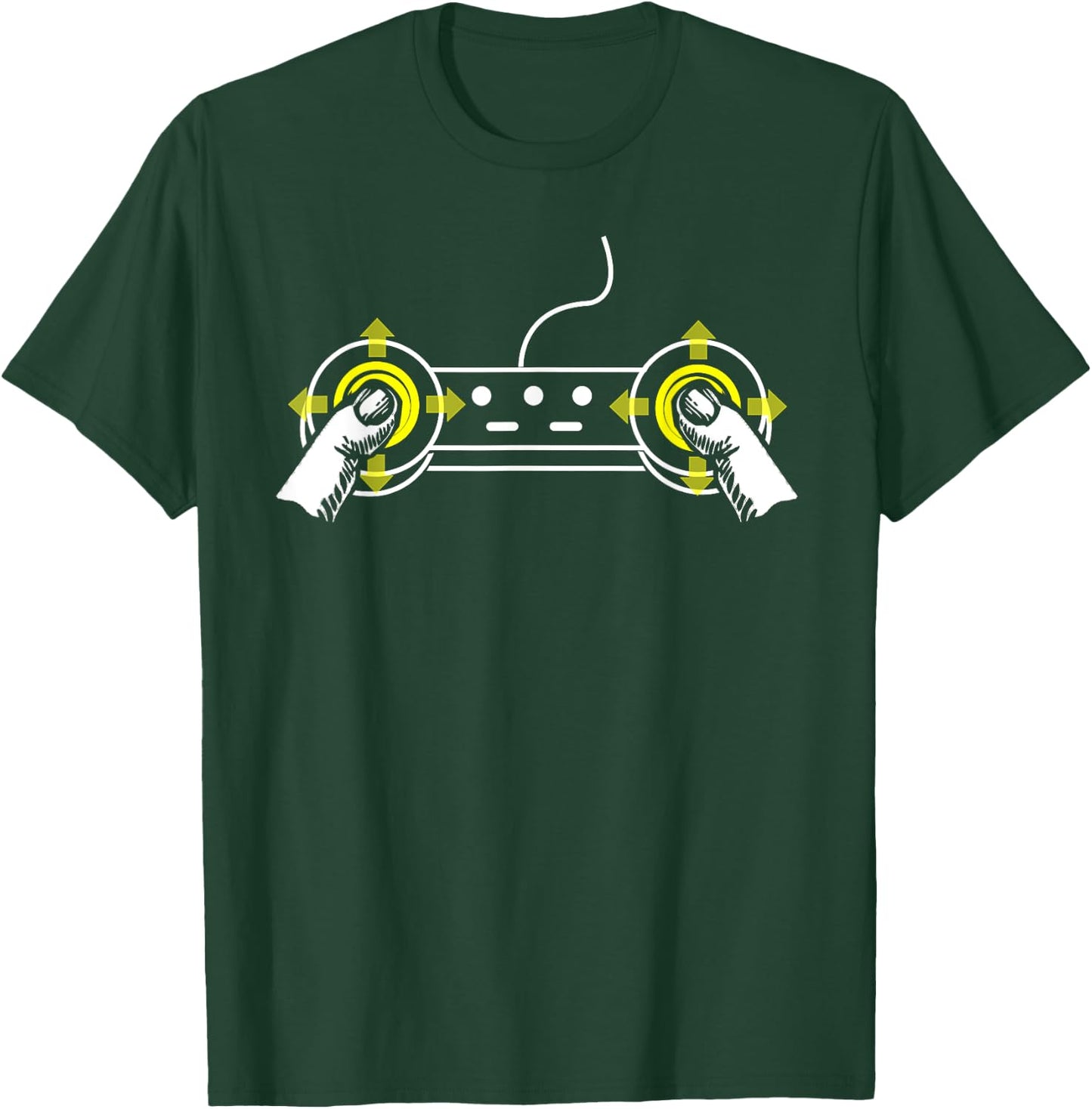 Boobs Game Controller | Funny Female Video Gamer Gift T-Shirt - T-Shirt | Forest