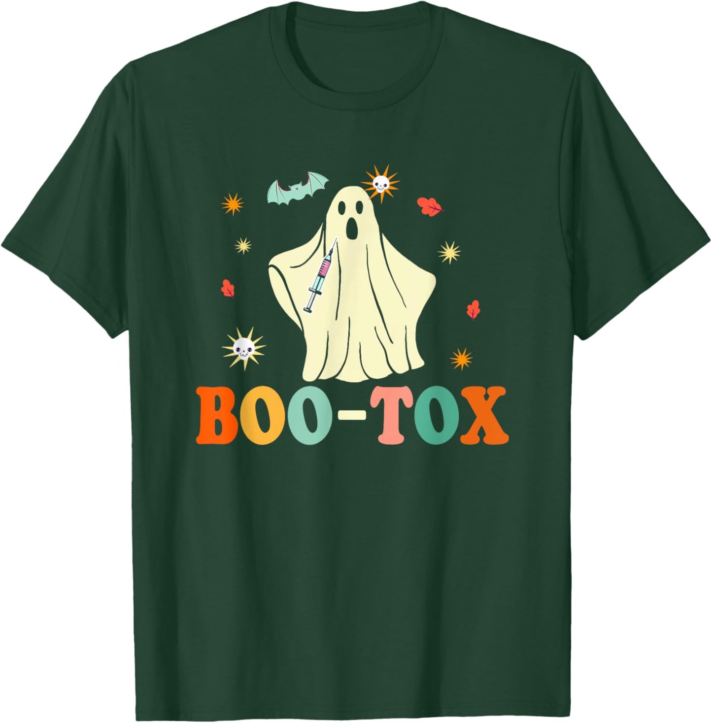 Funny Plastic Surgery Botox Boo-Tox Halloween T-Shirt - T-Shirt | Forest