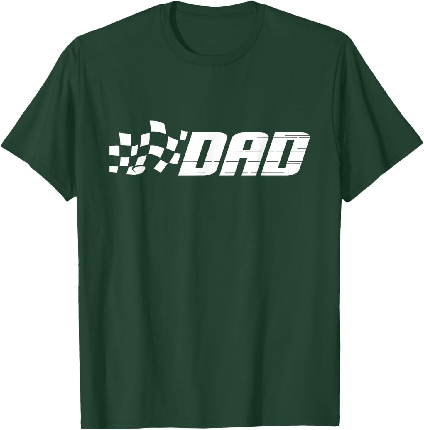 Racing Birthday Party Matching Family Race Car Pit Crew Dad T-Shirt - T-Shirt | Forest