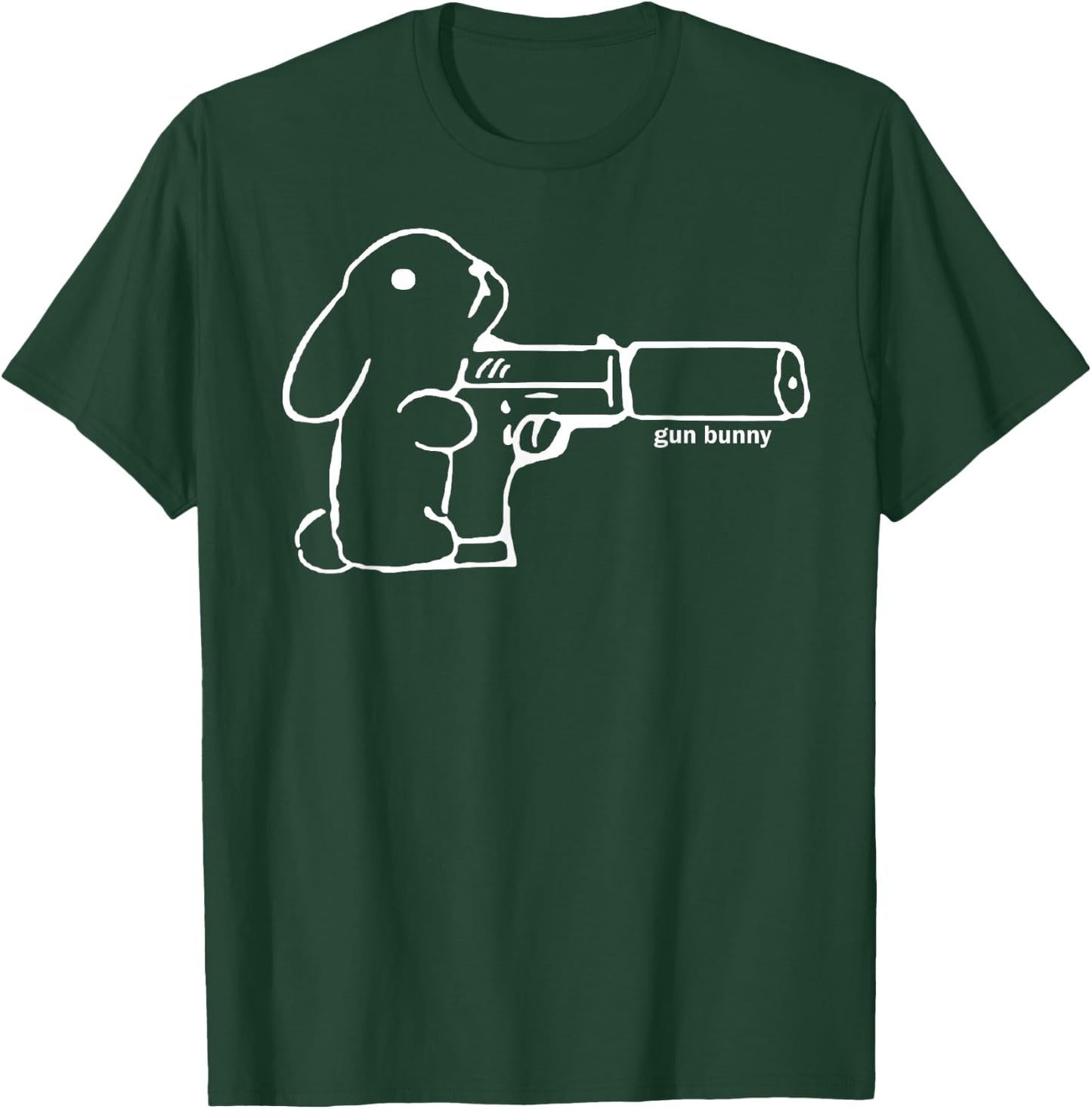 Gun Bunny T-Shirt - T-Shirt | Forest