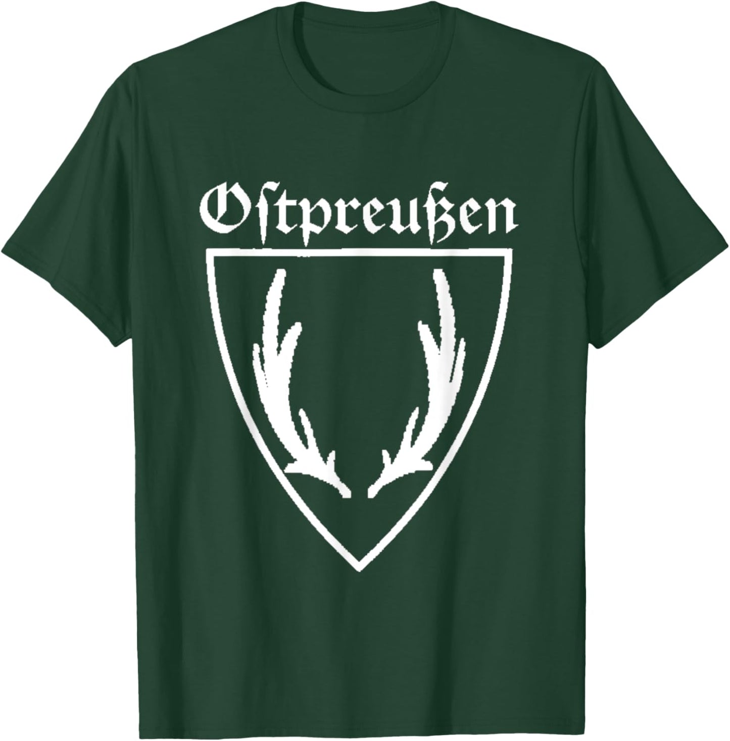 Kingdom of East Prussia Homeland Elk Shovel Prussian Gift T-Shirt - T-Shirt | Forest