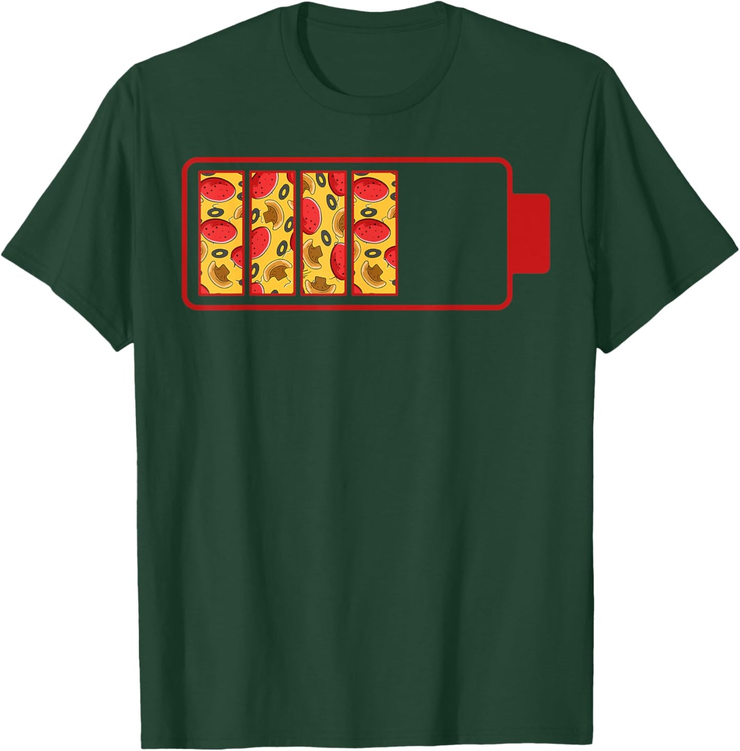 Cool Pizza Power Round Pizzetta Lover Pizzaiolo Pizzeria T-Shirt - T-Shirt | Forest