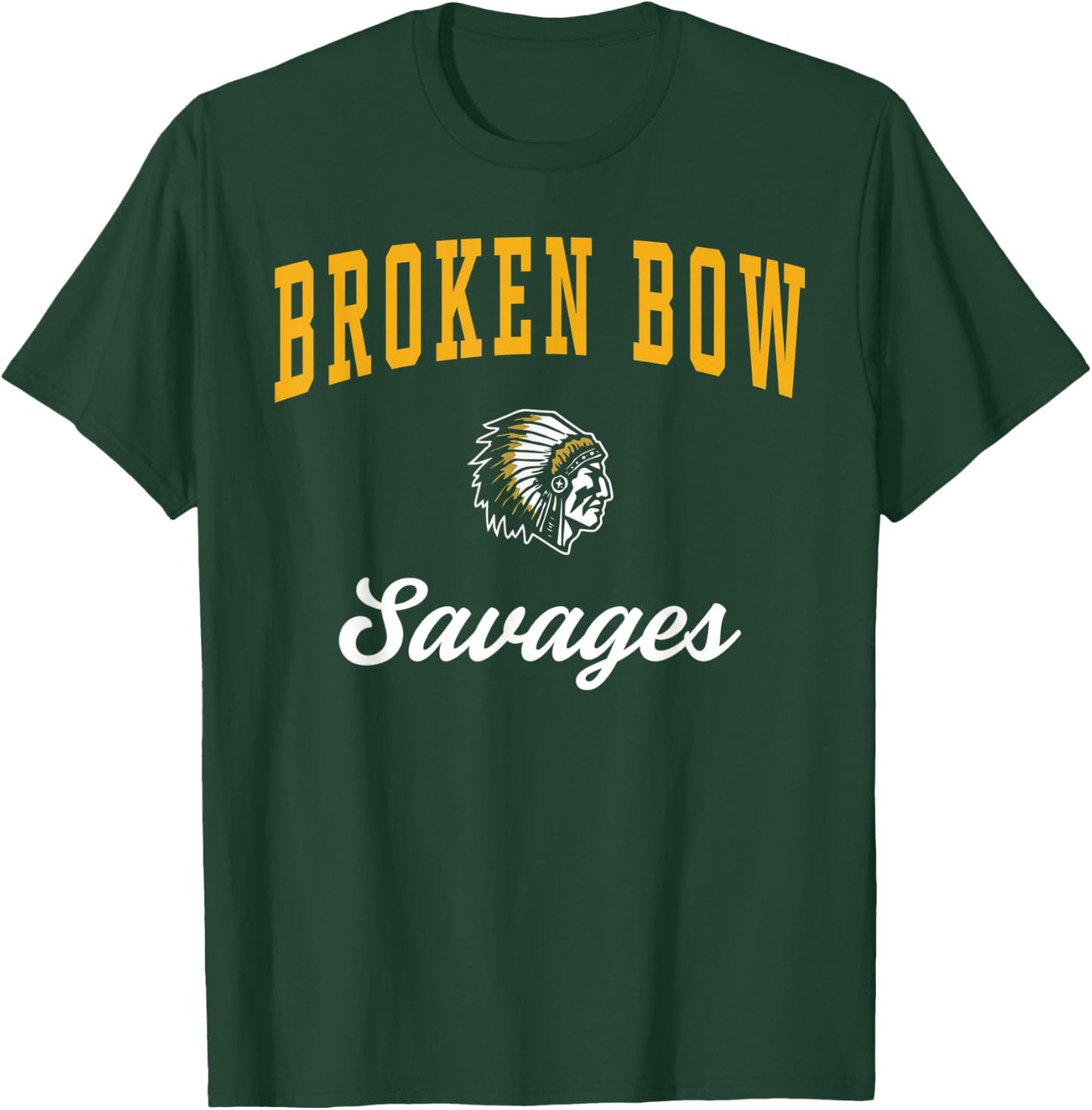 Broken Bow High School Savages T-Shirt - T-Shirt | Forest