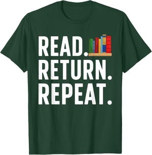 Cool Librarian Art Women Bookaholic School Library T-Shirt - T-Shirt | Forest