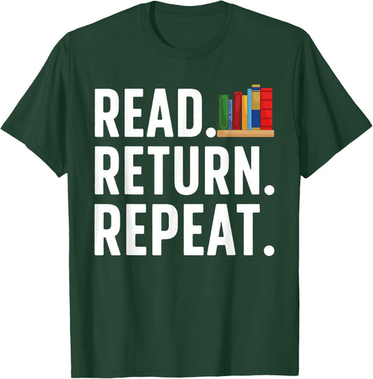 Cool Librarian Art Women Bookaholic School Library T-Shirt - T-Shirt | Forest