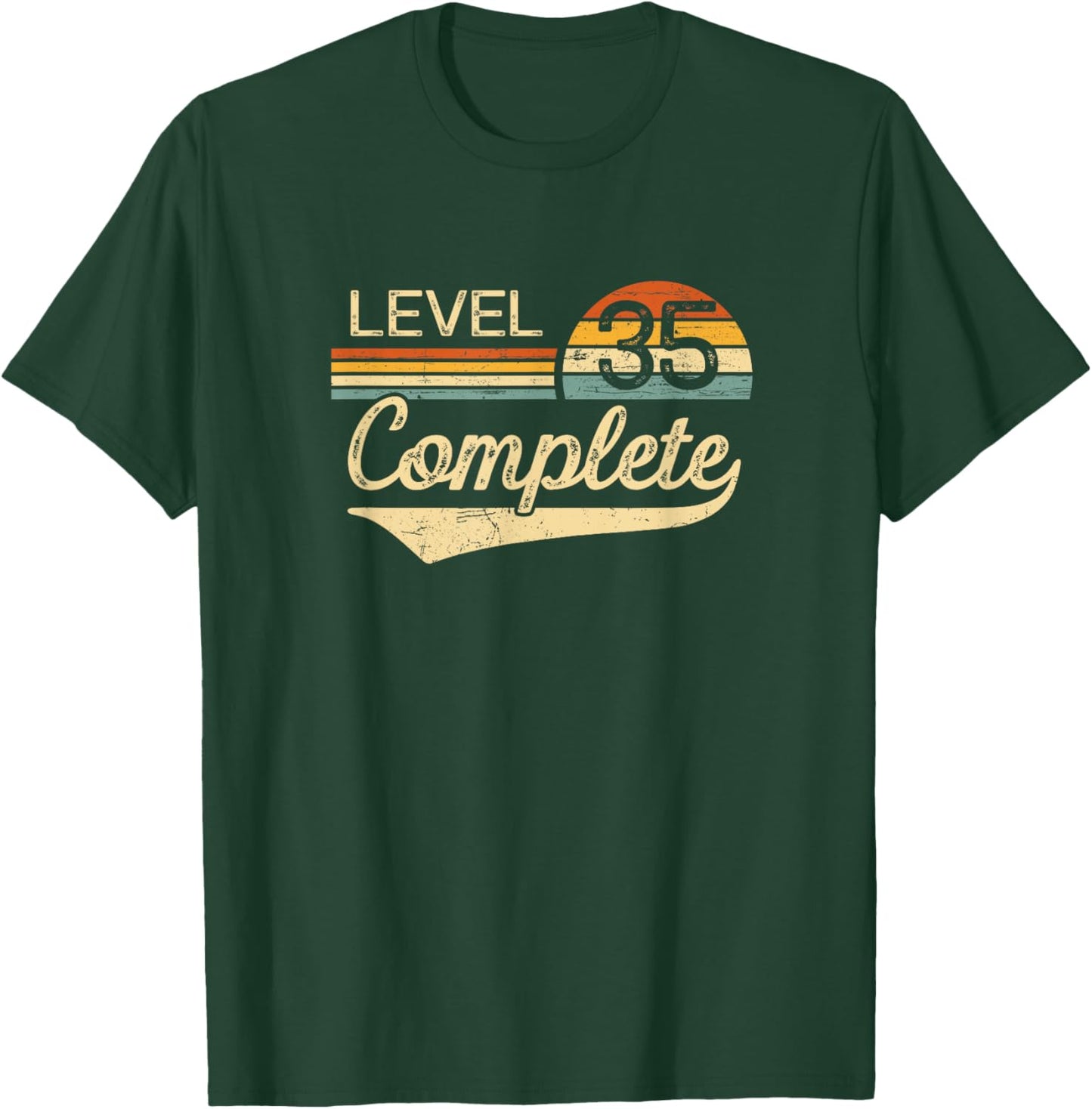Level 35 Complete Vintage 35th Wedding Anniversary T-Shirt - T-Shirt | Forest