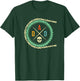 Cool Bike Skull Dad Mountain Biking MTB Riding Cycling Biker T-Shirt - T-Shirt | Forest