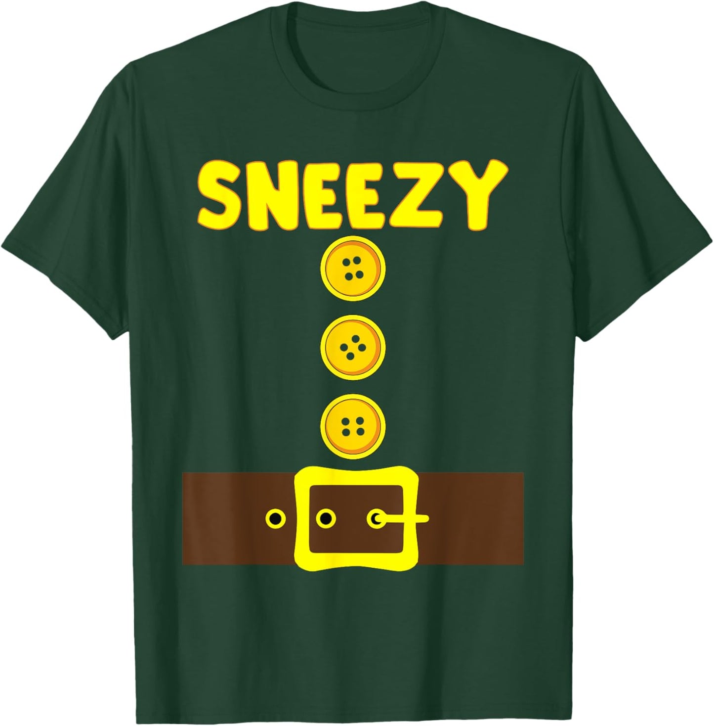 Dwarf Easy Halloween Matching Family Men Women Kids Costume T-Shirt - T-Shirt | Forest