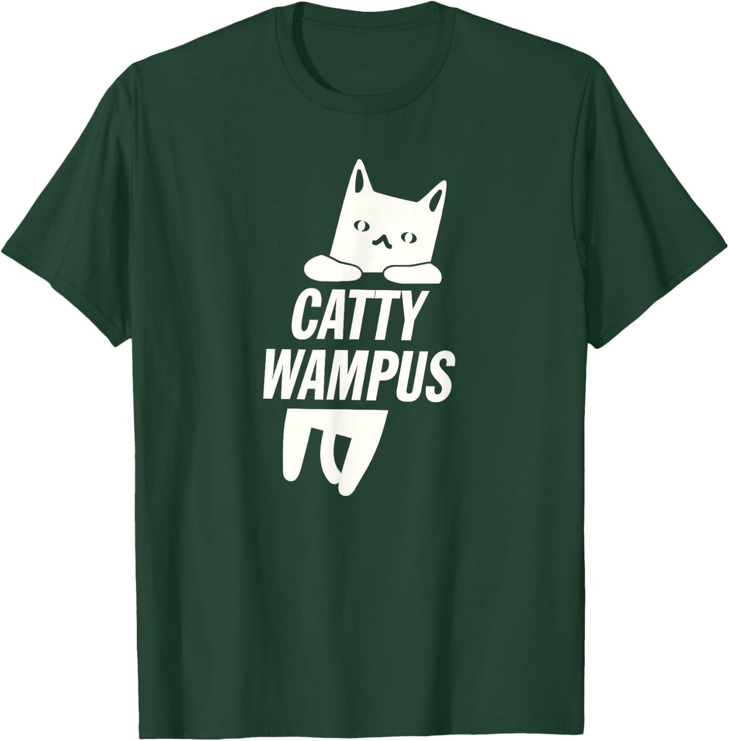 Cattywampus | Funny Saying | Cat Lover Gift Women T-Shirt - T-Shirt | Forest
