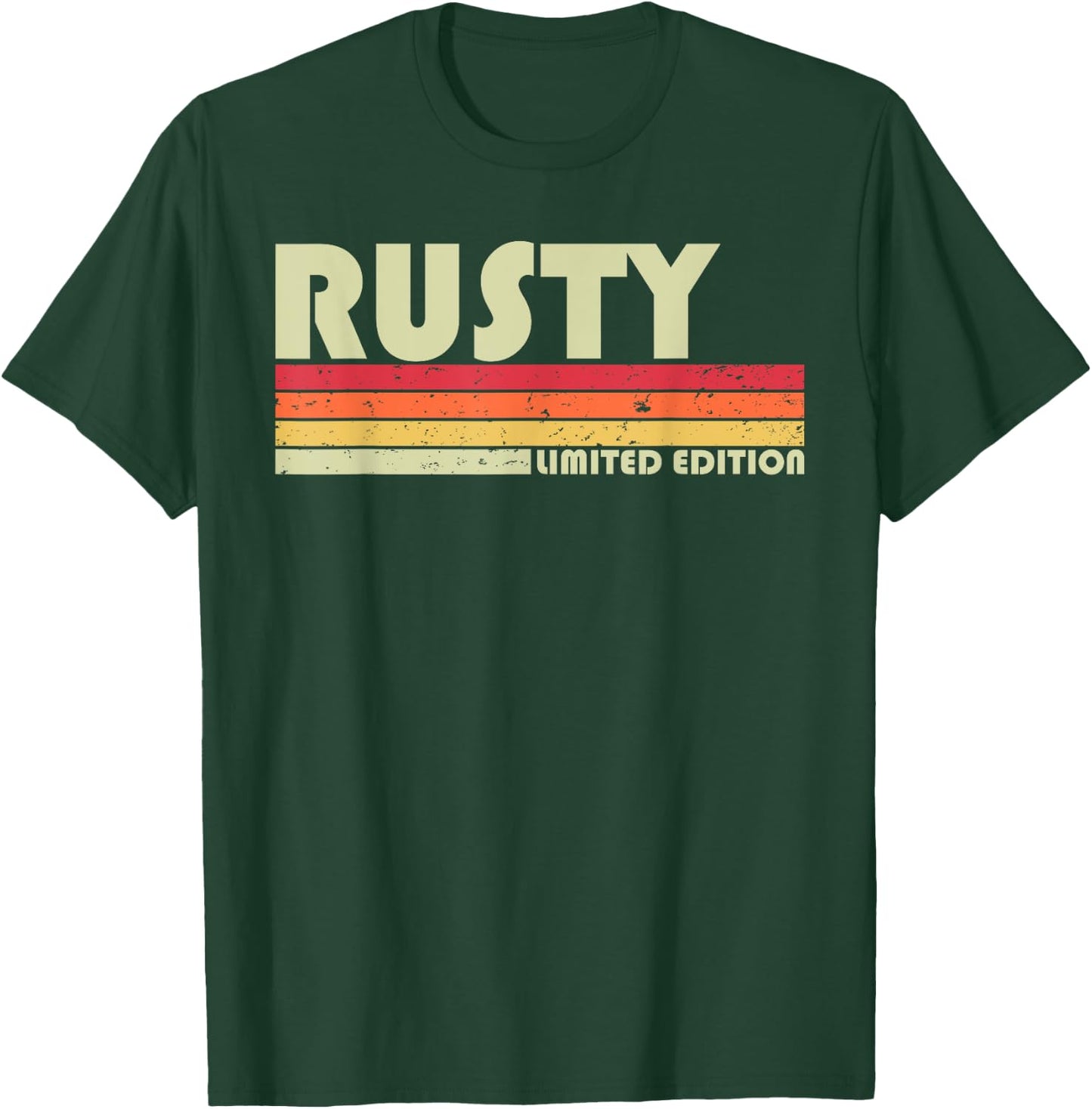 RUSTY Gift Name Personalized Funny Retro Vintage Birthday T-Shirt - T-Shirt | Forest