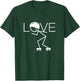 Roller Derby Girls Women Roller Skating Team Gifts Love T-Shirt - T-Shirt | Forest