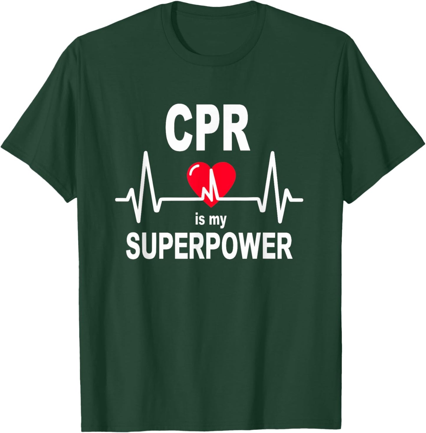 CPR Instructor First Aid Course, Care Emergency Coach T-Shirt - T-Shirt | Forest