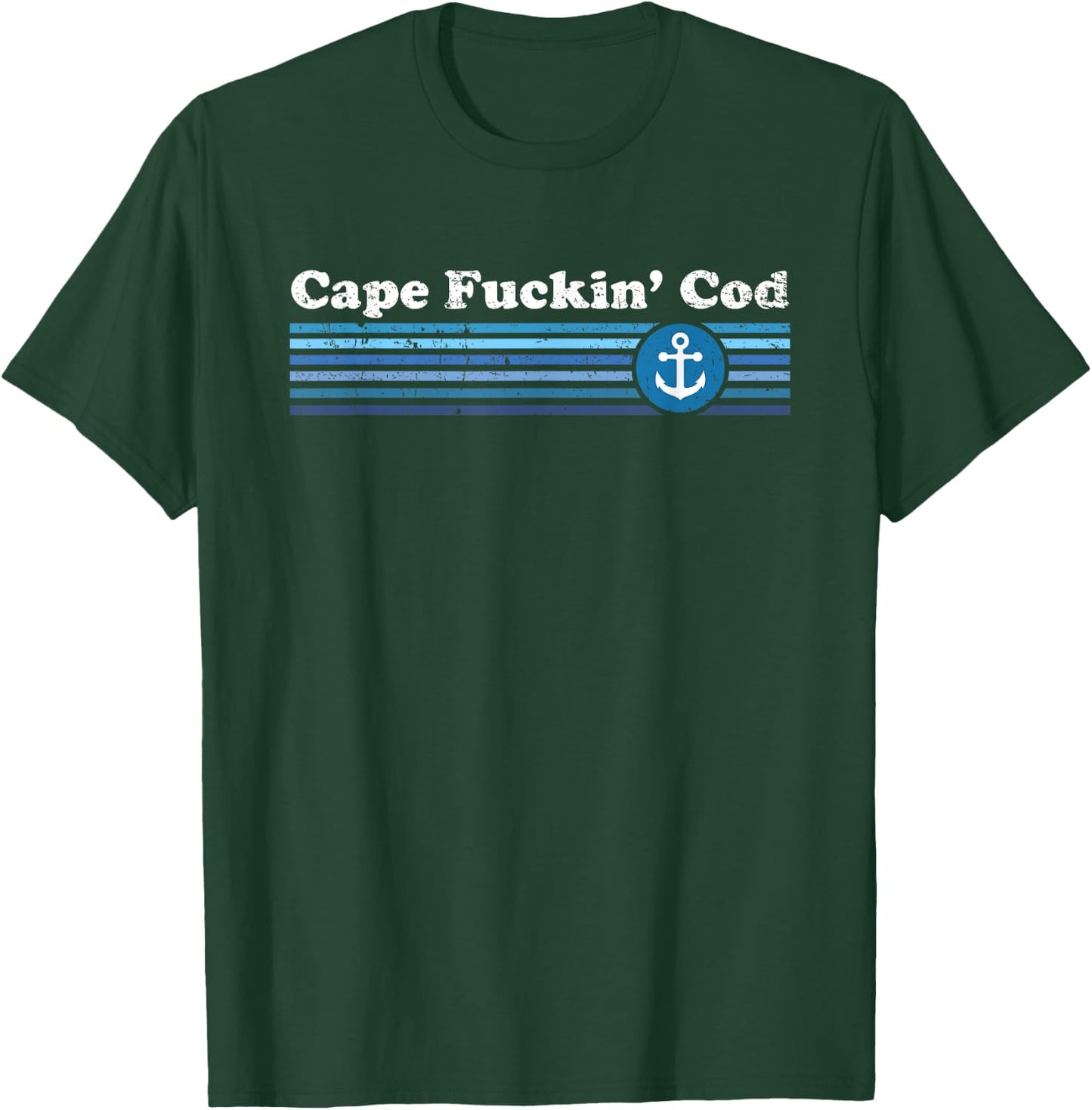 Funny Cape Cod retro vintage throwback t shirt | Gift T-Shirt - T-Shirt | Forest