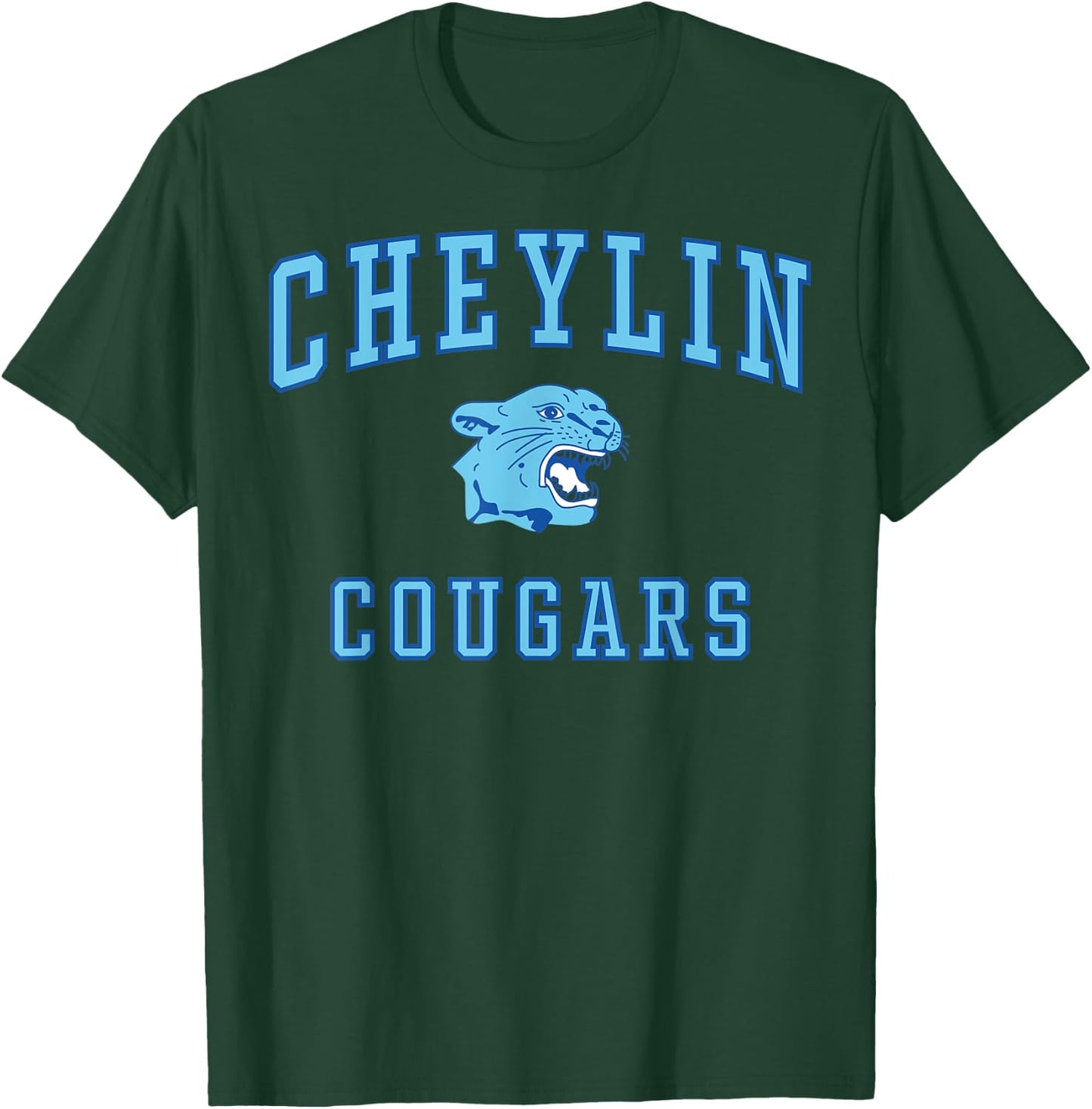 Cheylin High School Cougars C1 T-Shirt - T-Shirt | Forest