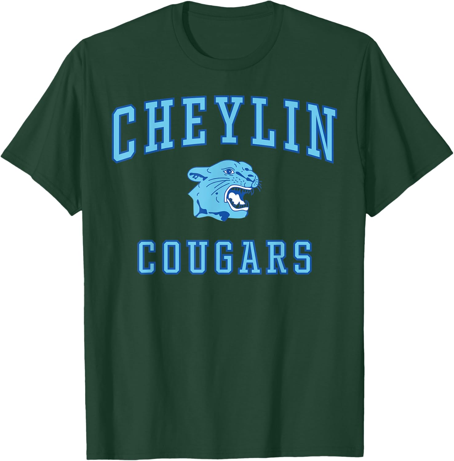 Cheylin High School Cougars C1 T-Shirt - T-Shirt | Forest