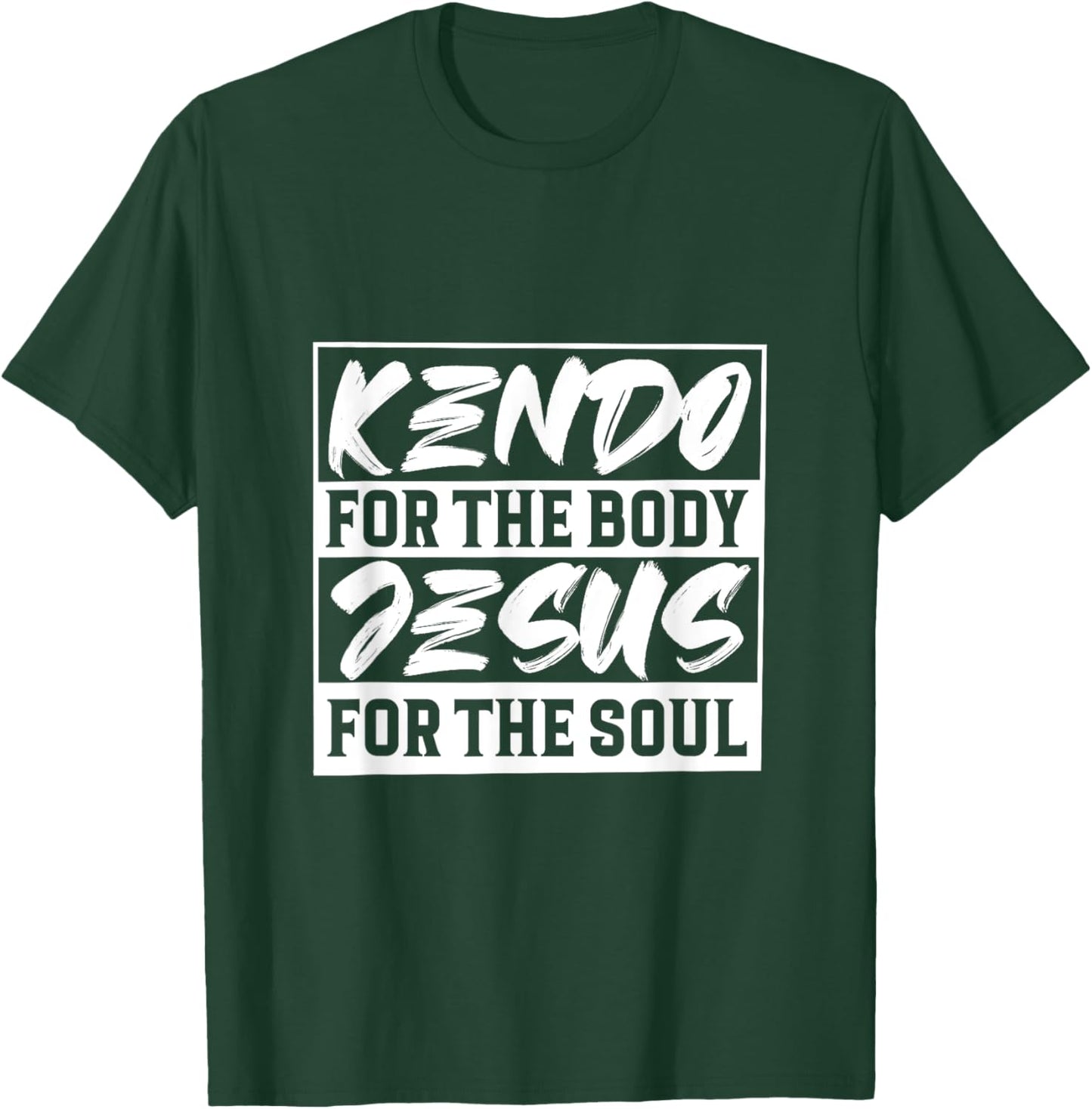 Jesus for the soul and for the body Kendo T-Shirt - T-Shirt | Forest