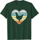 Chicken Heart Retro Farm Animal Farming Country Farmer Gift T-Shirt - T-Shirt | Forest