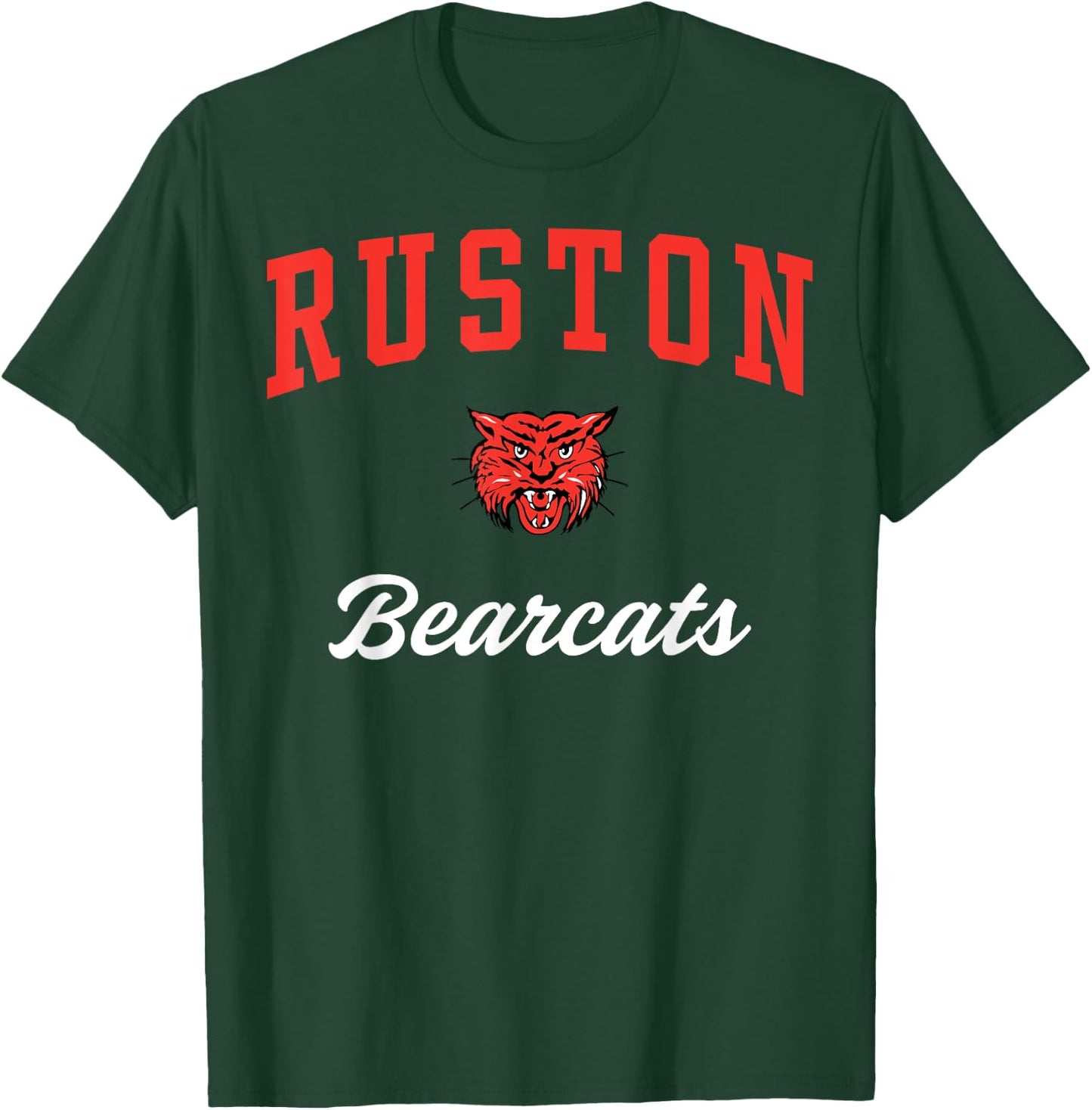 Ruston High School Bearcats C3 T-Shirt - T-Shirt | Forest