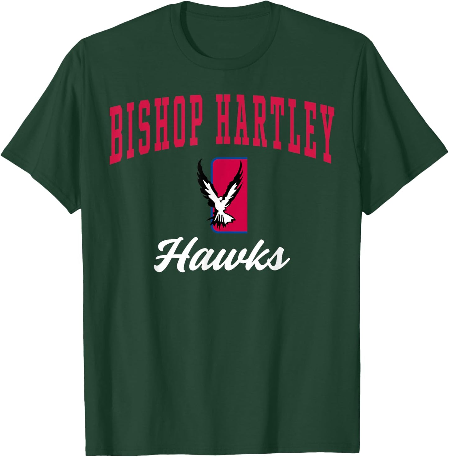 Bishop Hartley High School Hawks C3 T-Shirt - T-Shirt | Forest