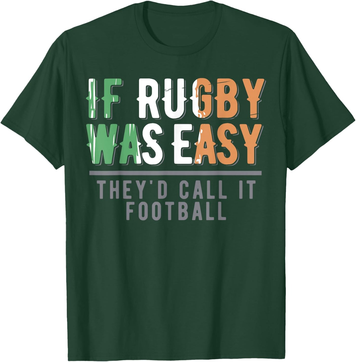 Shirt - Sports | Rugby | Funny Funny Irish Rugby | Irish | Football T-Shirt - T-Shirt | Forest