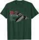 American Reconnaissance Aircraft SR71 Blackbird T-Shirt - T-Shirt | Forest