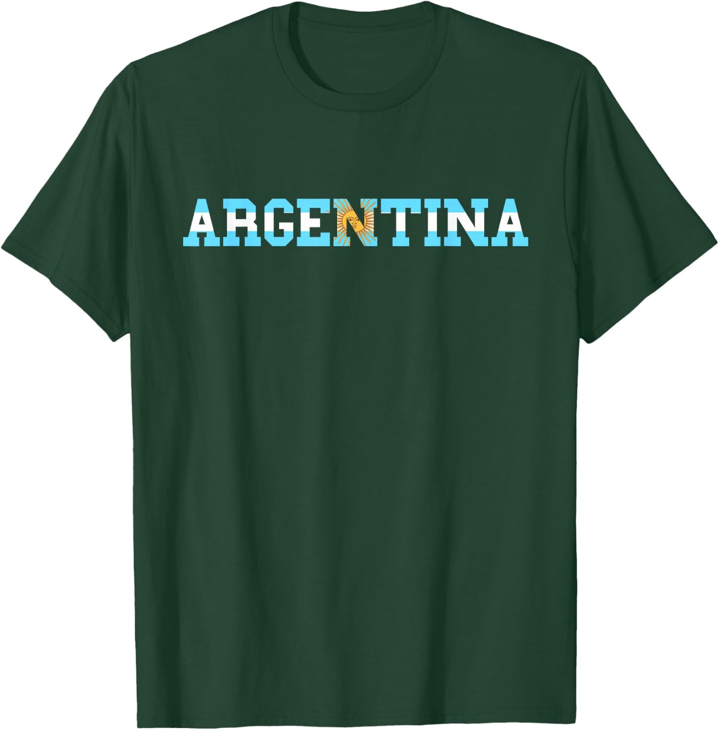 Argentina Sun Of May Argentinian Flag Argentinian Pride T-Shirt - T-Shirt | Forest
