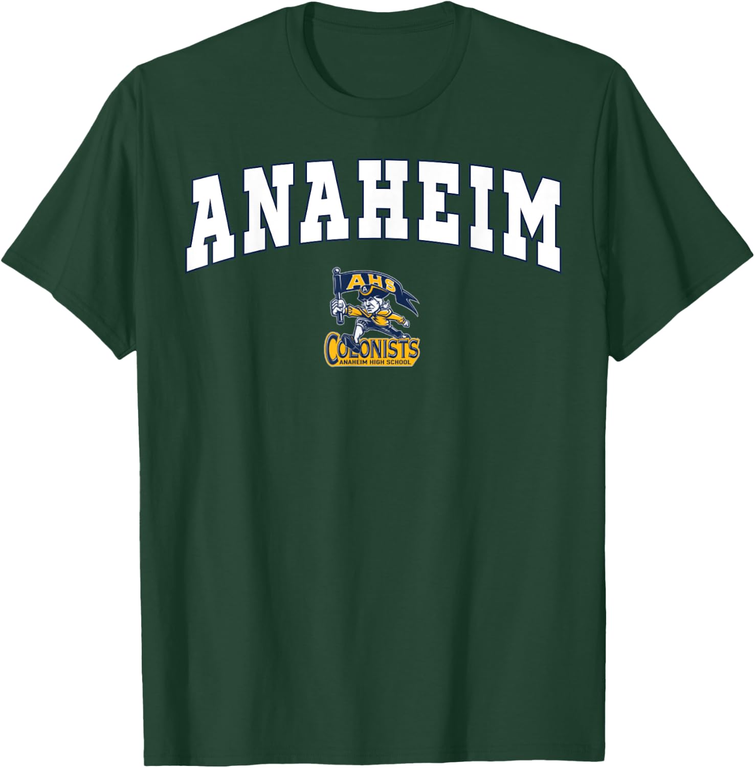 Anaheim High School Colonists C2 T-Shirt - T-Shirt | Forest