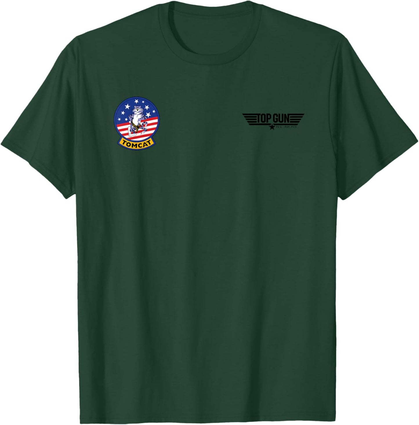 Top Gun COBI F-14 TOMCAT Chest Badge Father's Day T-Shirt - T-Shirt | Forest