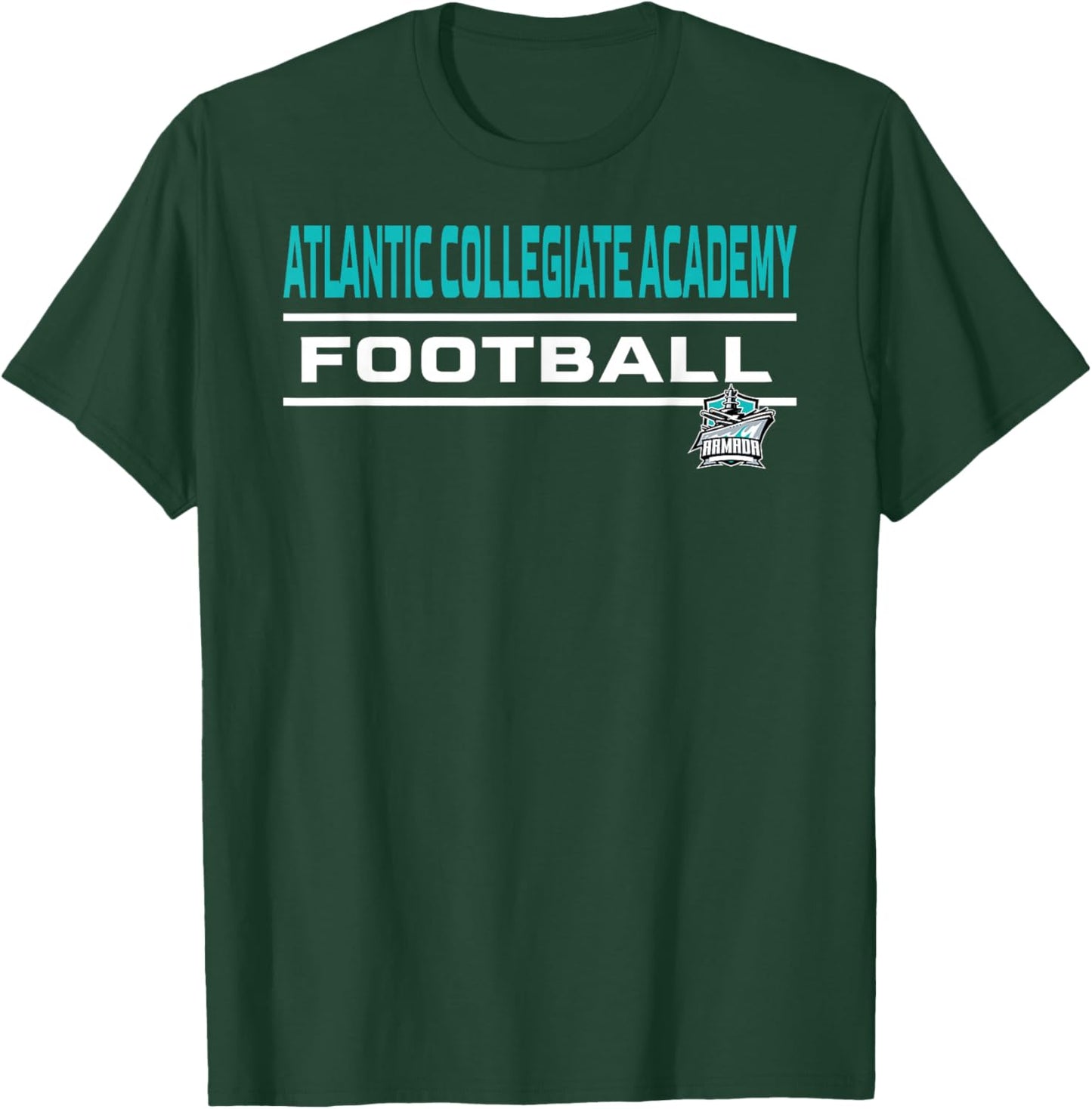 Atlantic Collegiate Academy Armada Football T-Shirt - T-Shirt | Forest