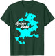 Minimalist Spider Lake - Michigan T-Shirt - T-Shirt | Forest